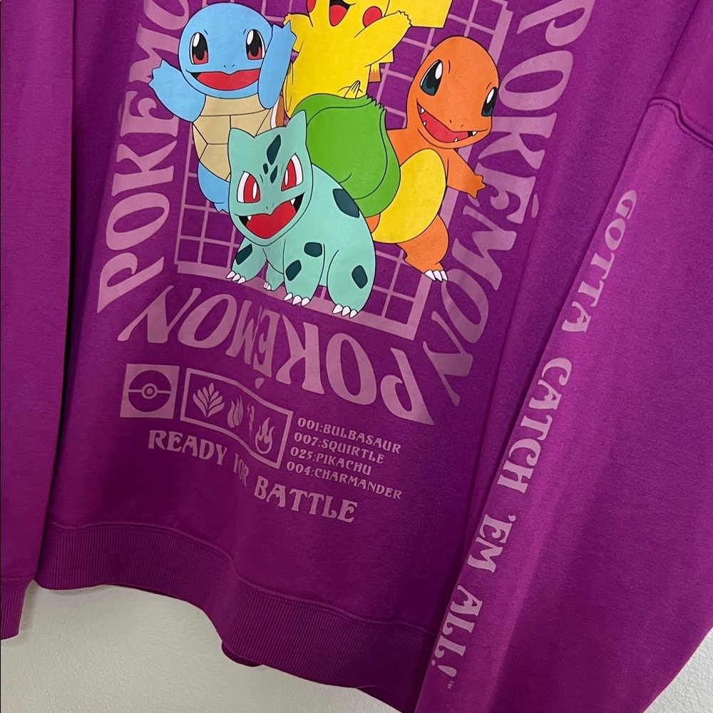 Pokémon Starters Crewneck Sweater - Picture 2 of 4